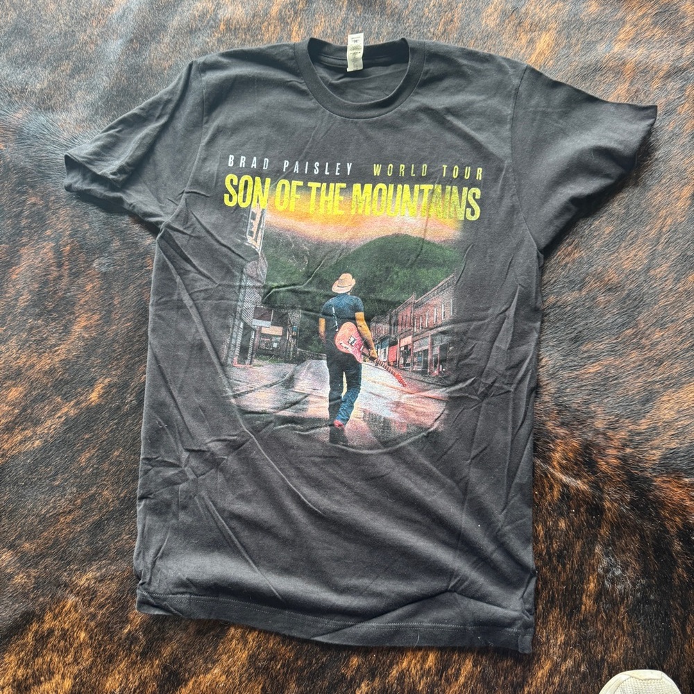 Tultex Black Graphic Tee - Son of the Mountains